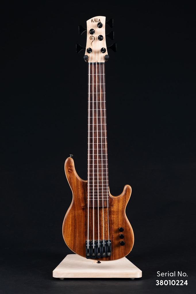 Hawaiian Koa 5-String Fretless California U•BASS®