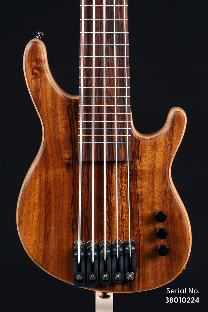 Hawaiian Koa 5-String Fretless California U•BASS®