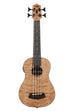 A Quilted Ash Acoustic-Electric Fretted U•BASS® shown at a front angle