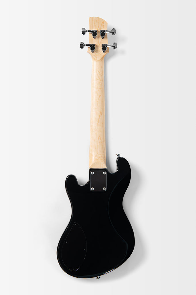 PREORDER: Solid Body 4-String Floral Black Burst Fretted U•BASS®