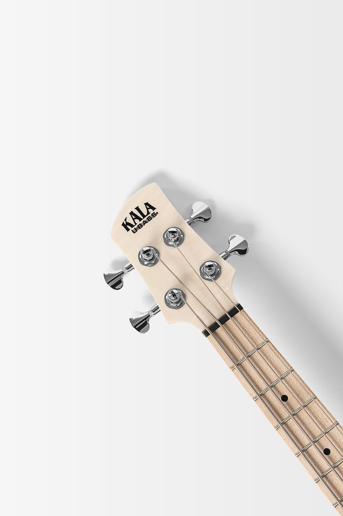 PREORDER: Solid Body 4-String Paisley Orange Burst Fretted U•BASS®
