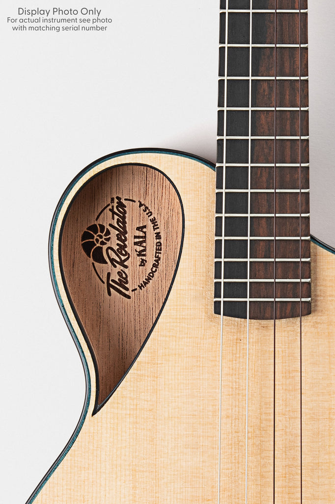 Revelator® Nautilus Limited Sitka Spruce Baritone Ukulele with White Ebony