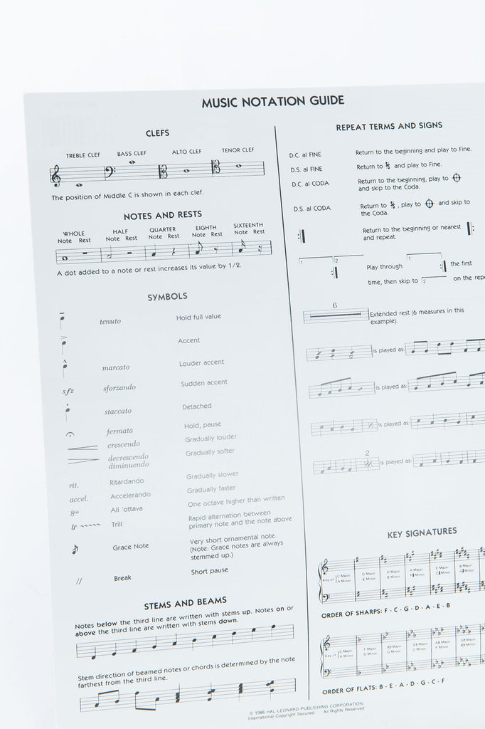 Hal Leonard Deluxe Manuscript Paper Pad