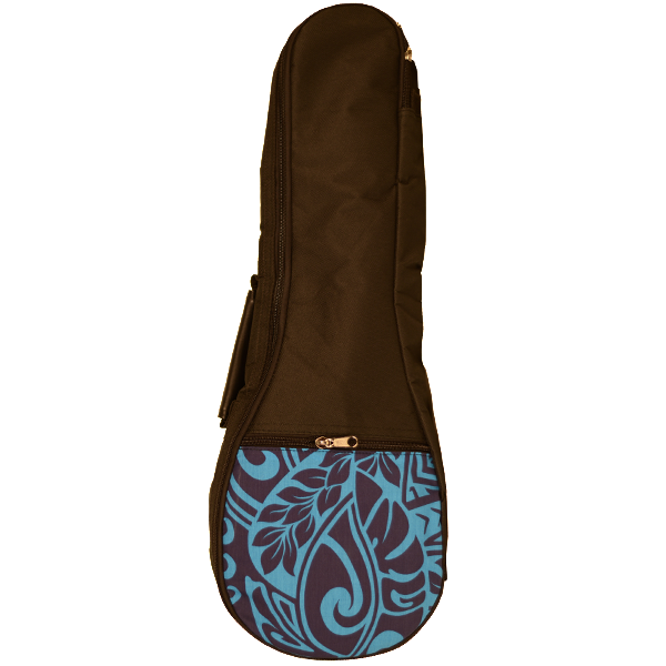 Blue Tribal Hawaiian Accent Bag for Ukulele