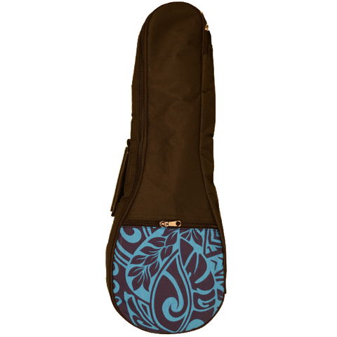 Blue Tribal Hawaiian Accent Bag for Ukulele
