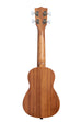 A Satin Spruce Top Mahogany Soprano Ukulele shown at a back angle