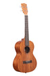 A KA-15T Satin Mahogany Tenor Ukulele shown at a right angle