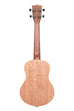 A KA-20T Burled Meranti Tenor Ukulele shown at a back angle