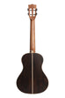 A All Solid Spruce Top Ziricote Tenor XL Ukulele shown at a back angle