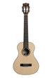 A All Solid Spruce Top Ziricote Tenor XL Ukulele shown at a front angle