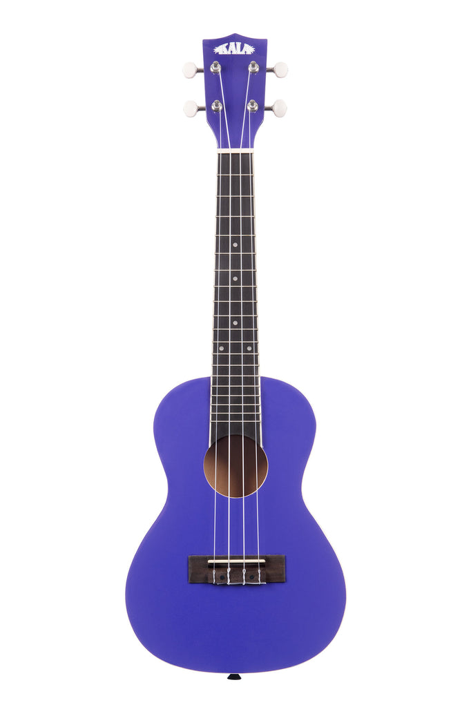 A Blackberry Concert Ukulele shown at a front angle