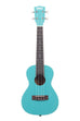 A Cotton Candy Blue Concert Ukulele shown at a front angle