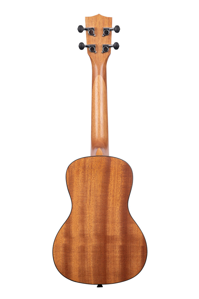 A Emi Sunshine Signature Concert Ukulele shown at a back angle