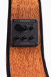 A closeup photo of Solid Mahogany Thinline Steel Guitar