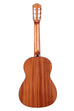 A Cedar Top Mahogany Nylon String 3/4 Size Classical Guitar shown at a back angle