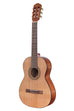 A Cedar Top Mahogany Nylon String 3/4 Size Classical Guitar shown at a left angle