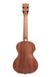 A Brooklyn Green Archtop Tenor Ukulele w/ EQ shown at a back angle