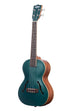 A Brooklyn Green Archtop Tenor Ukulele w/ EQ shown at a left angle