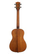 A Satin Hawaiian Koa Baritone Ukulele shown at a back angle
