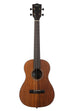 A Satin Hawaiian Koa Baritone Ukulele shown at a front angle