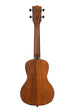 A Satin Hawaiian Koa Concert Ukulele shown at a back angle