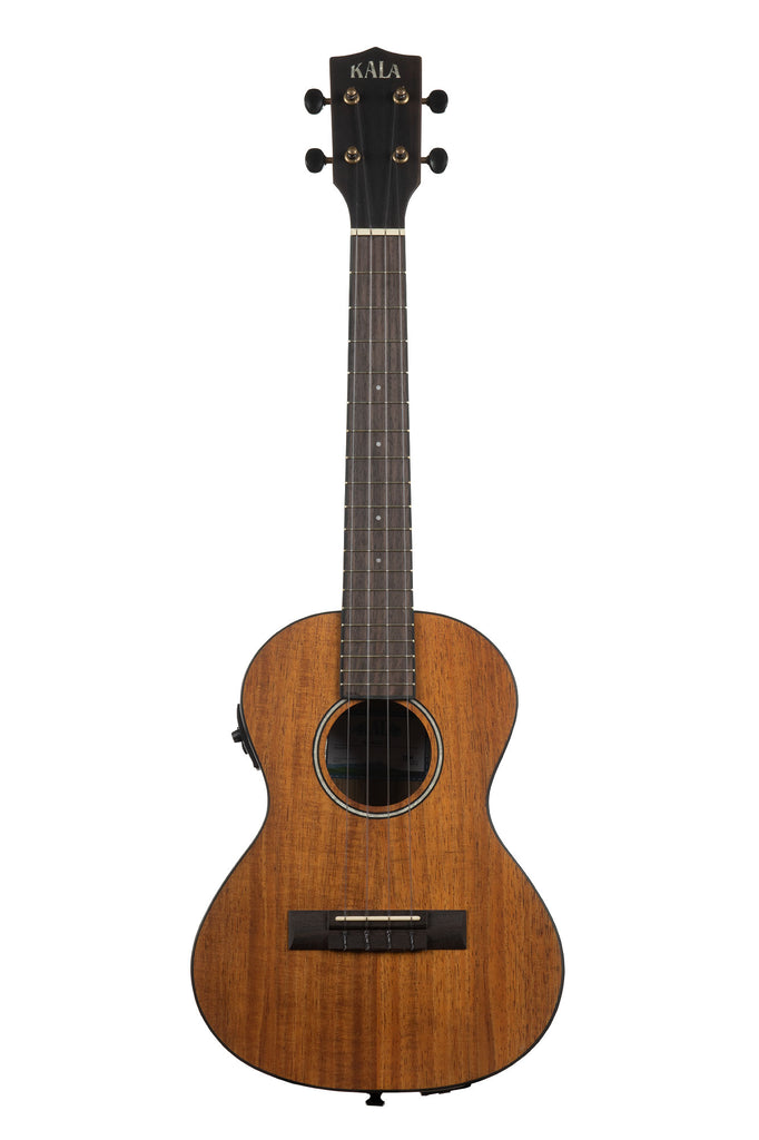 A Satin Hawaiian Koa Tenor w/ EQ Ukulele shown at a front angle