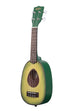 A Guacalele Soprano Ukulele shown at a left angle