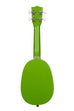 A Watermelon Soprano Ukulele shown at a back angle