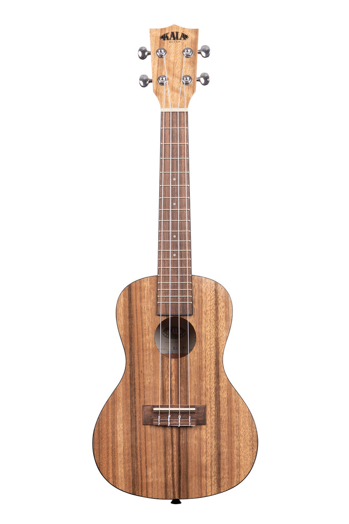 A Pacific Walnut Concert Ukulele shown at a front angle