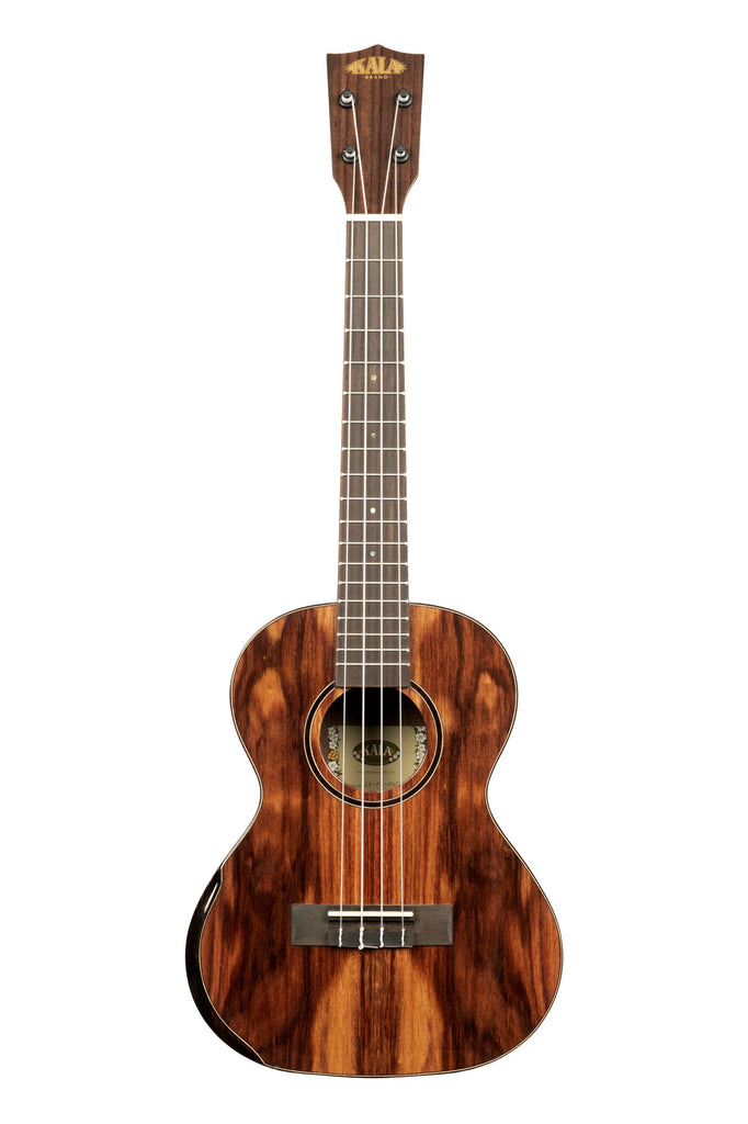 A Premier Exotic Macawood Tenor Ukulele shown at a front angle