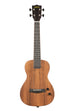 A Solid Body Electric Acacia Tenor Ukulele shown at a front angle