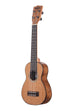 A Gloss Solid Cedar Top Acacia Long Neck Soprano Ukulele shown at a left angle