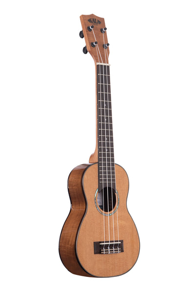 Gloss Solid Cedar Top Acacia Long Neck Soprano Ukulele