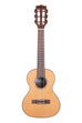 A Gloss Solid Cedar Top Acacia 6-String Tenor Ukulele shown at a front angle