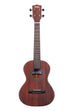 A All Solid Satin Mahogany Tenor Ukulele shown at a front angle