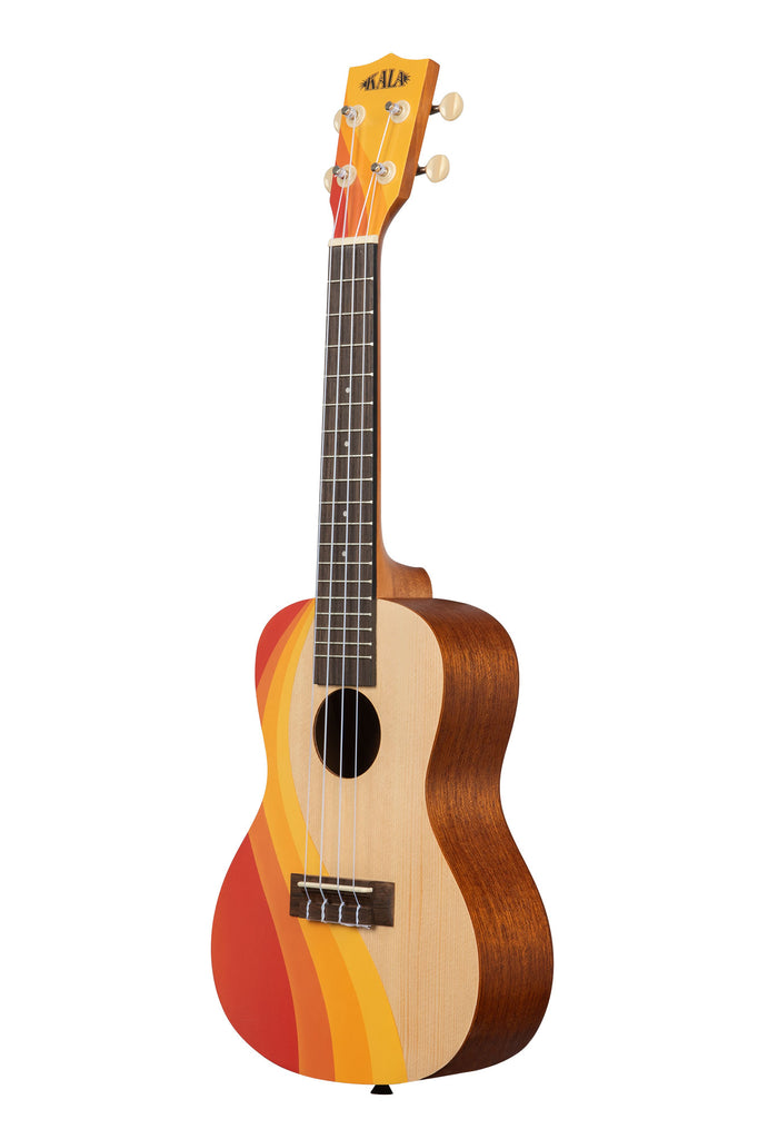 A Swell Concert Ukulele shown at a left angle