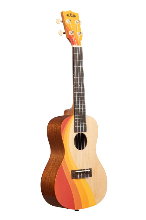 A Swell Concert Ukulele shown at a right angle