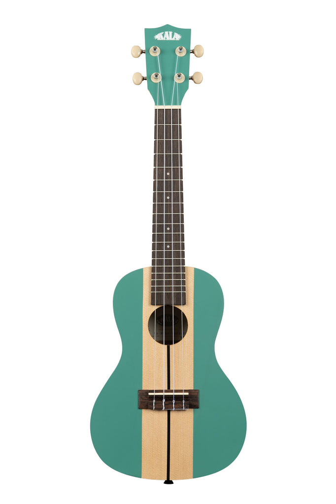 A Wipeout Concert Ukulele shown at a front angle