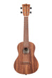 A Teak Concert Ukulele shown at a front angle