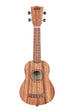 A Teak Soprano Ukulele shown at a front angle
