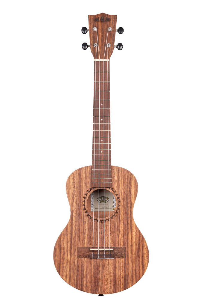 A Teak Tenor Ukulele shown at a front angle