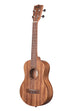 A Teak Tenor Ukulele shown at a left angle