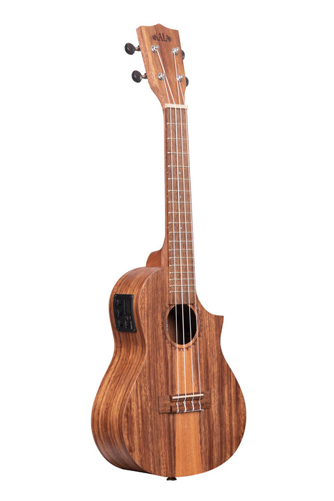 Teak Tri-Top Concert Ukulele w/ Cutaway & EQ