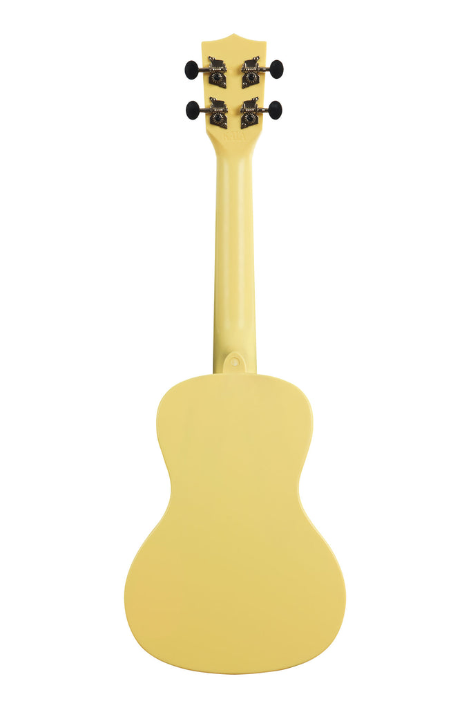A Starlight Yellow Glow-In-The-Dark Concert Waterman shown at a back angle