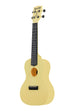 A Starlight Yellow Glow-In-The-Dark Concert Waterman shown at a left angle