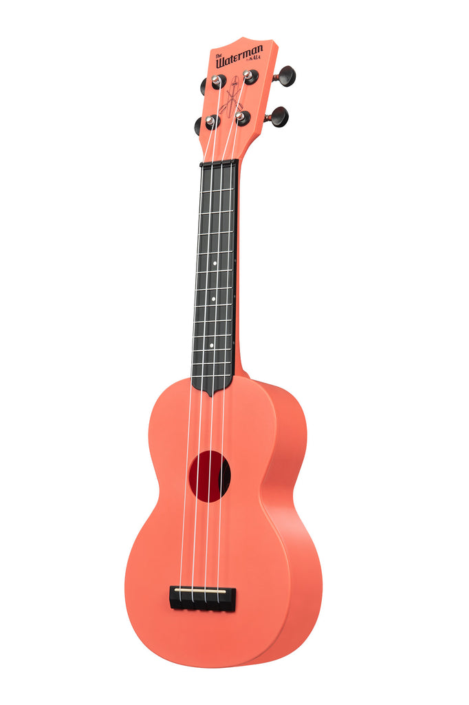 A Pink Dusk Soprano Waterman shown at a left angle