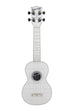 A Frosted Glass Transparent Soprano Waterman shown at a front angle