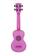A Amethyst Purple Transparent Soprano Waterman shown at a back angle