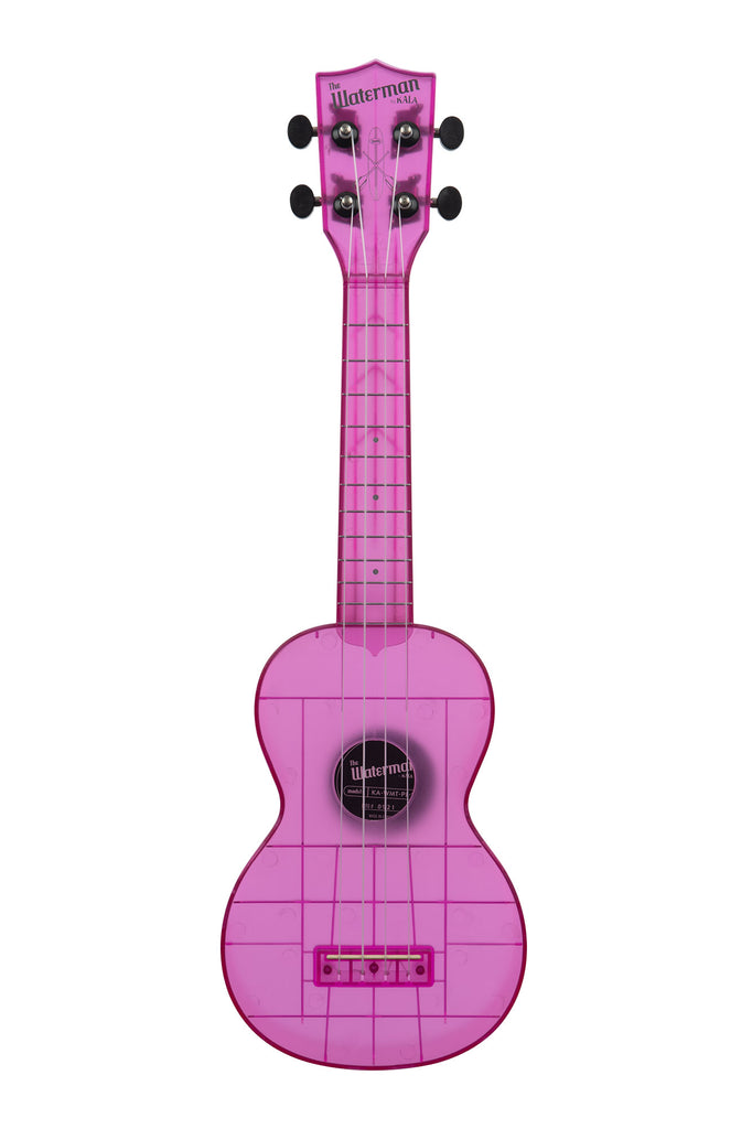 A Amethyst Purple Transparent Soprano Waterman shown at a front angle