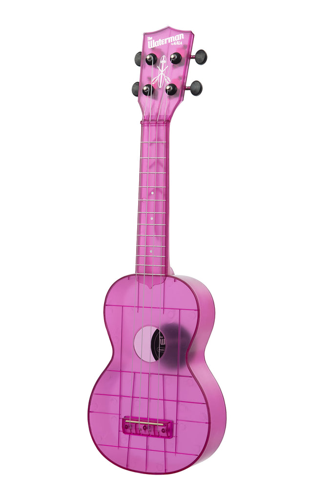 A Amethyst Purple Transparent Soprano Waterman shown at a left angle